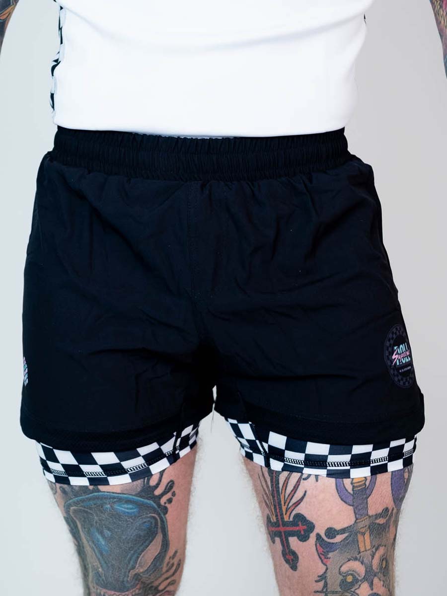 The Finisher 2 in 1 Jiu Jitsu Shorts - Final Lap - Image 2