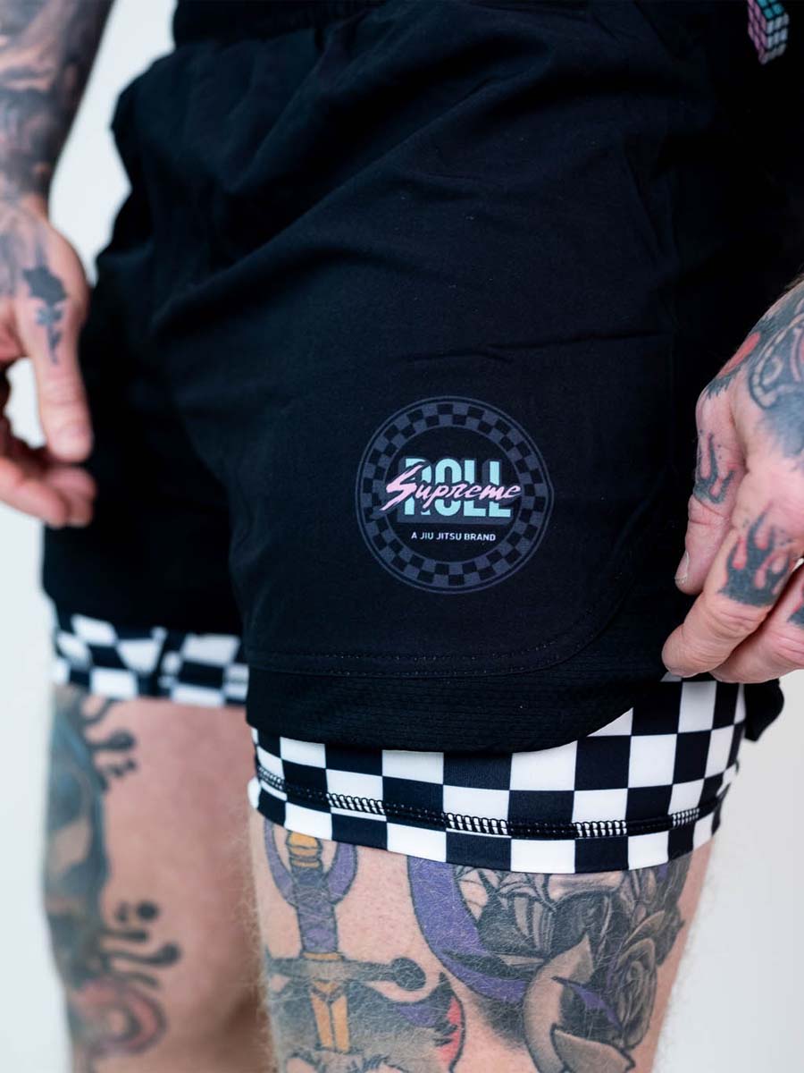 The Finisher 2 in 1 Jiu Jitsu Shorts - Final Lap - Image 4