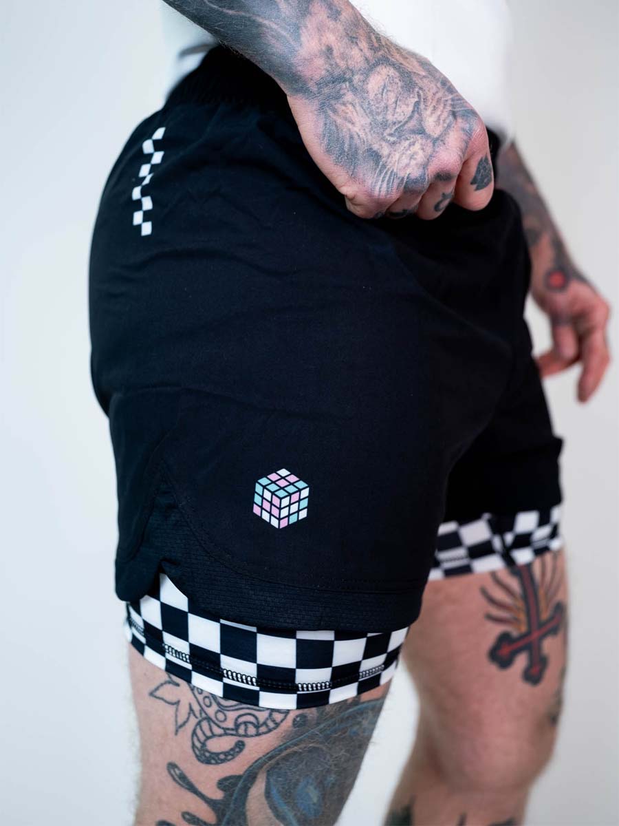 The Finisher 2 in 1 Jiu Jitsu Shorts - Final Lap - Image 3