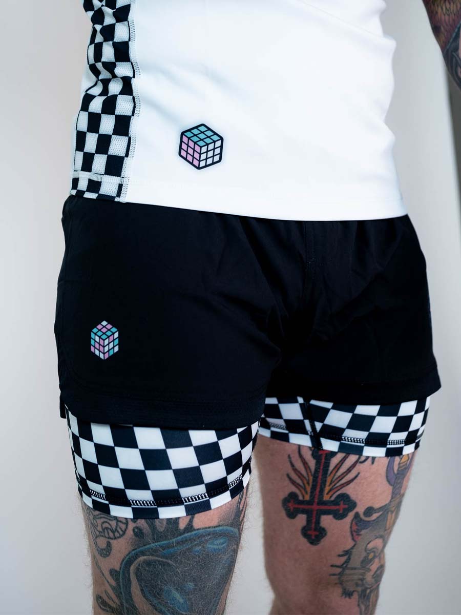 The Finisher 2 in 1 Jiu Jitsu Shorts - Final Lap - Image 5