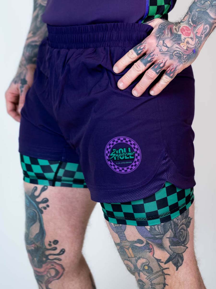 The Finisher 2 in 1 Jiu Jitsu Shorts- Villian Mode - Image 5