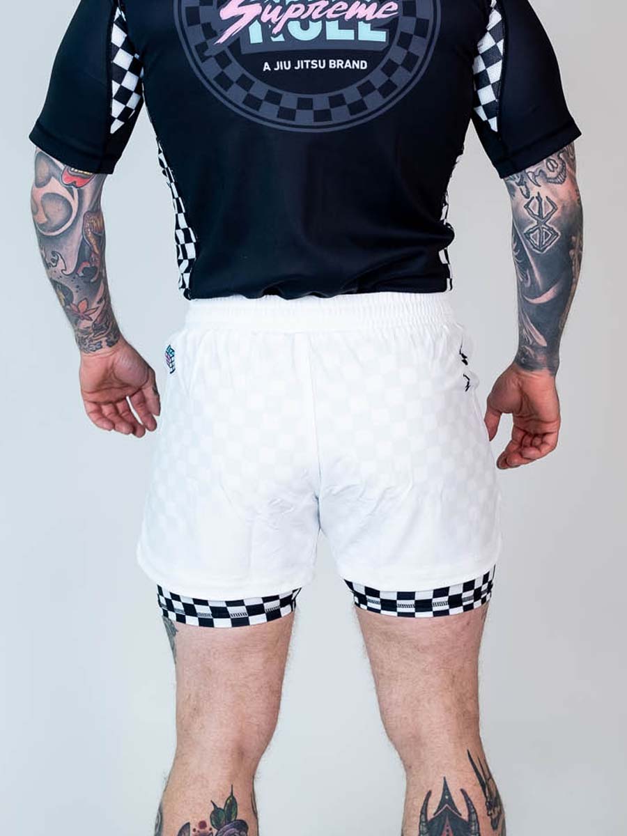 The Finisher 2 in 1 Jiu Jitsu Shorts - Tuxedo Rage - Image 6