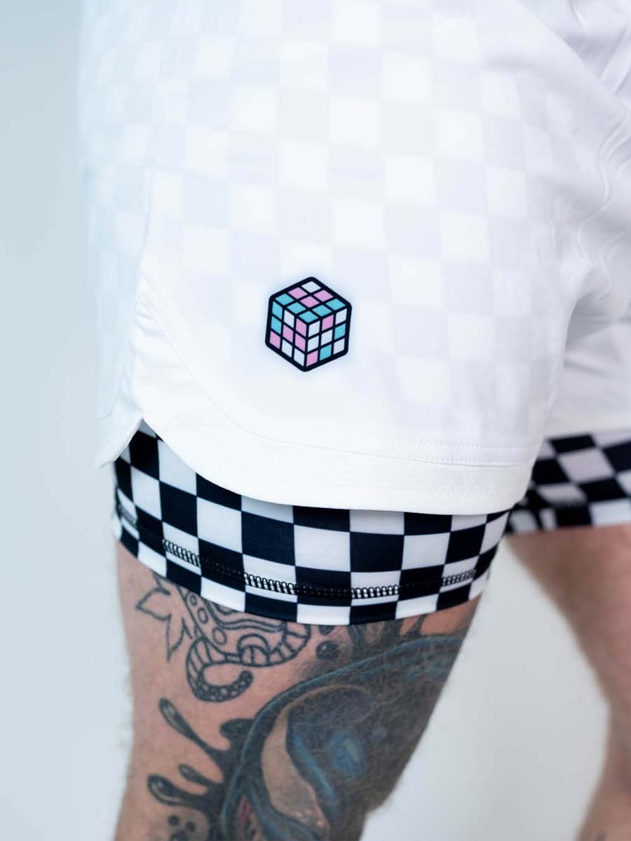 The Finisher 2 in 1 Jiu Jitsu Shorts - Tuxedo Rage - Image 4