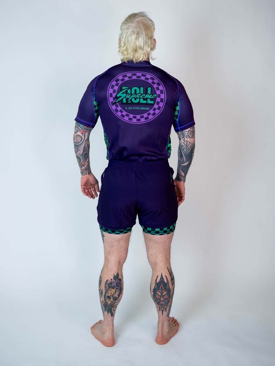 The Finisher Short Sleeve Rash Guard - Villian Mode - Image 8