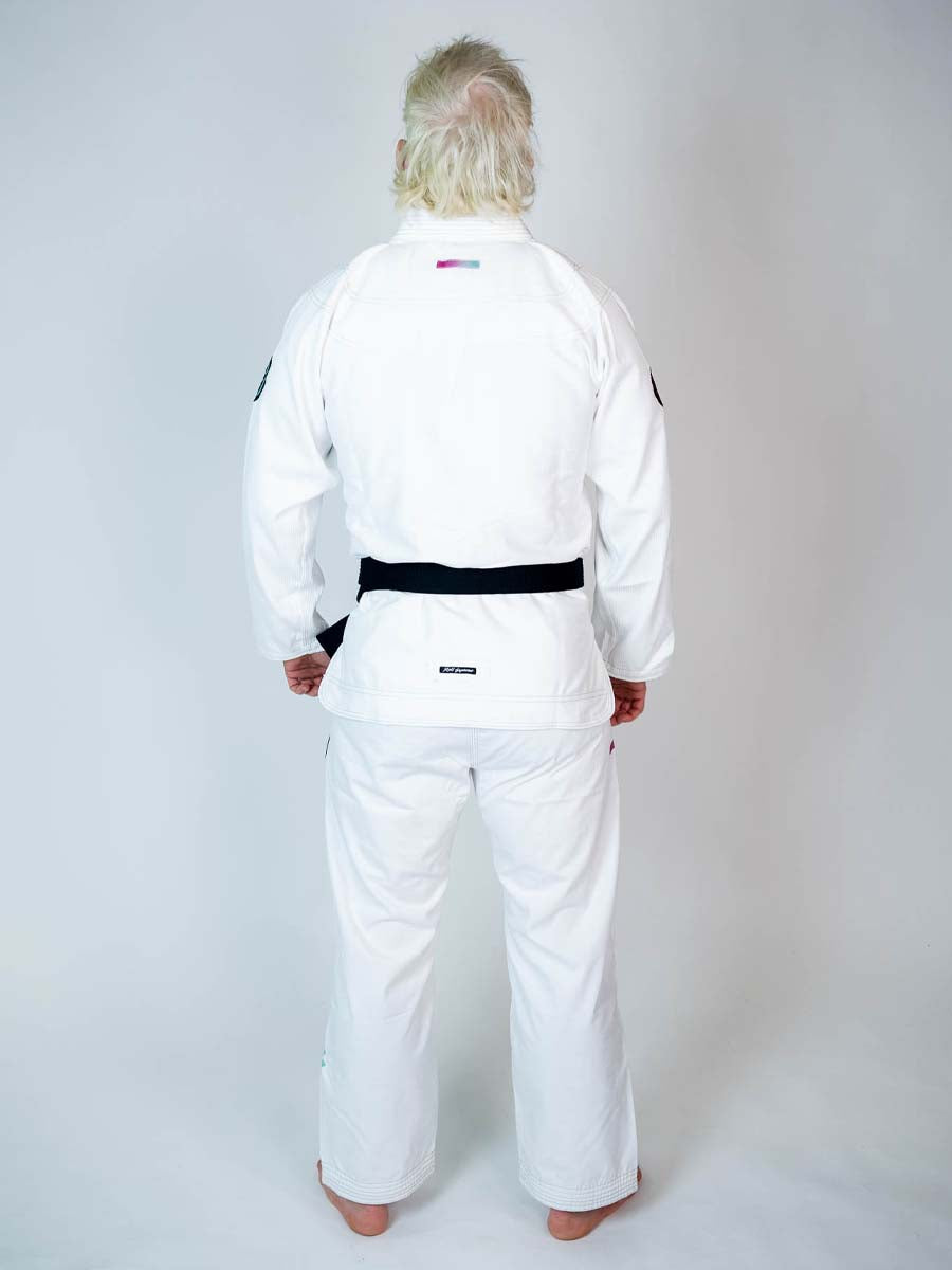 The Low Key BJJ Gi White - Static Clean - Image 13