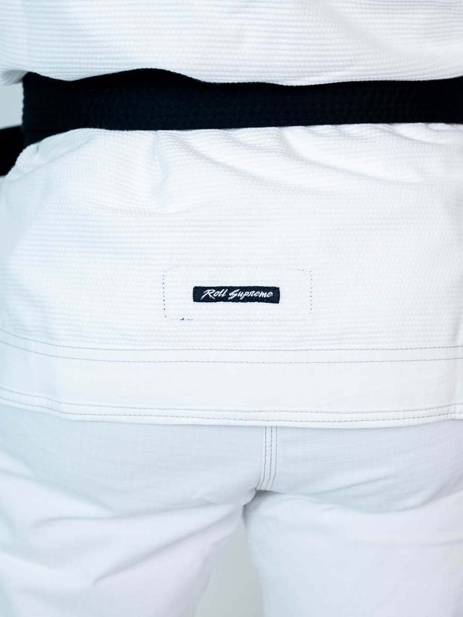 The Low Key BJJ Gi White - Static Clean - Image 10