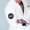 The Low Key BJJ Gi White - Static Clean - Thumbnail 4