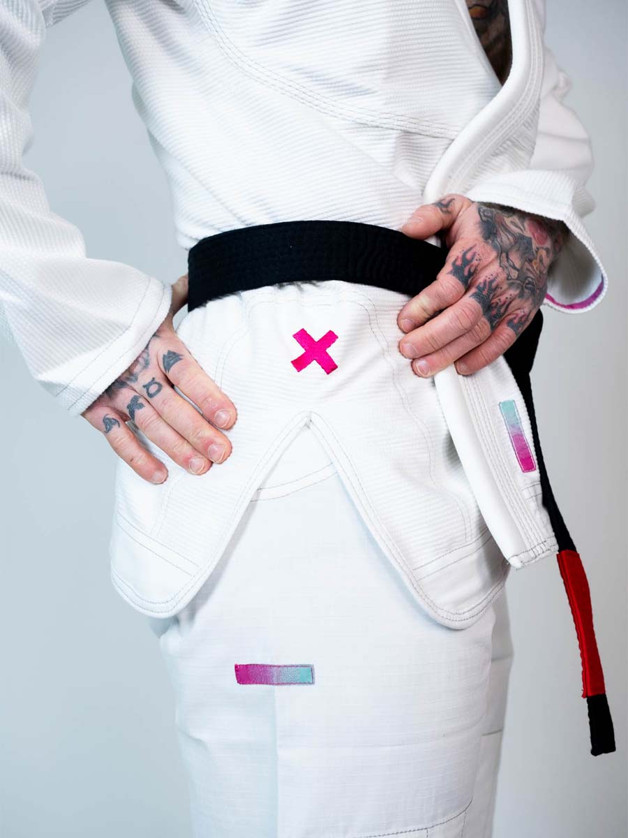 The Low Key BJJ Gi White - Static Clean - Image 8