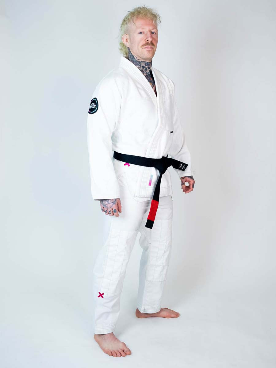 The Low Key BJJ Gi White - Static Clean - Image 2