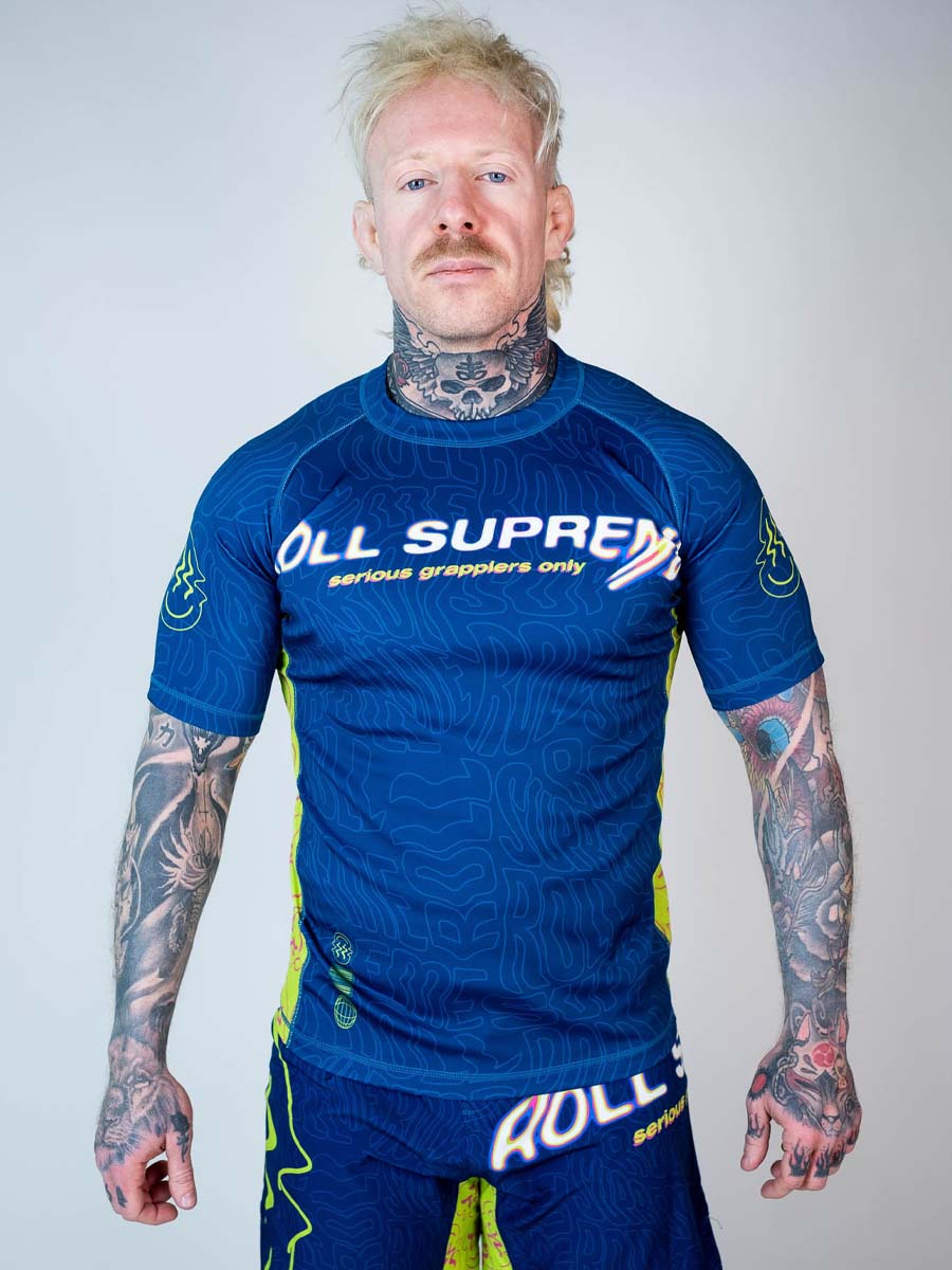 The Rave Nuclear Candy Trip Short Sleeve Rash Guard