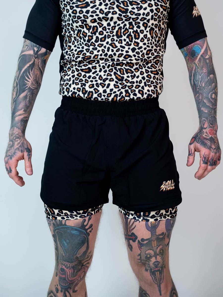 The Butcher 2 in 1 Jiu Jitsu Shorts - Classic Pat