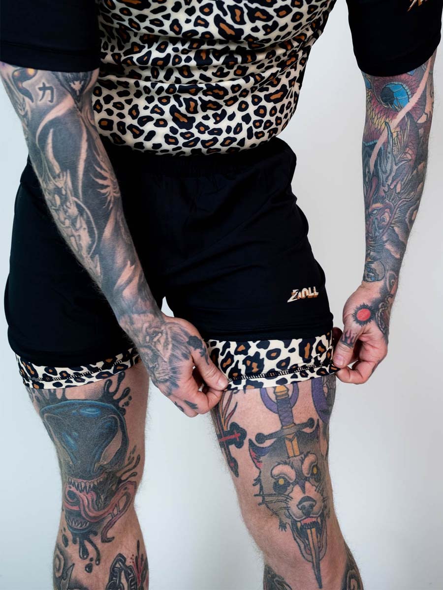 The Butcher 2 in 1 Jiu Jitsu Shorts - Classic Pat - Image 3