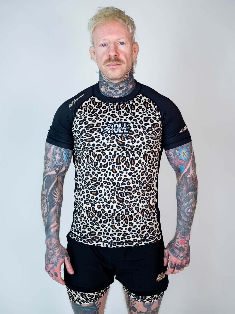 The Butcher Short Sleeve Rash Guard - Classic Pat