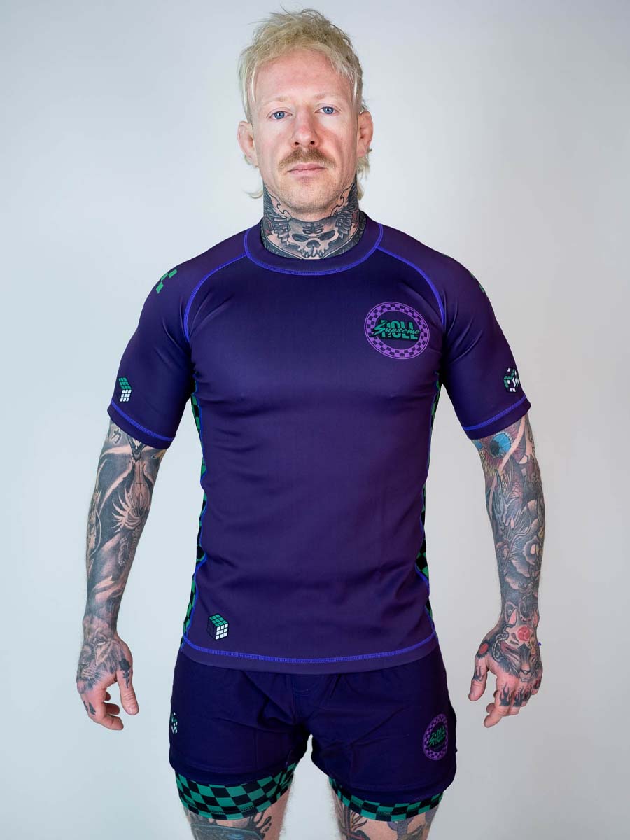 The Finisher Short Sleeve Rash Guard - Villian Mode