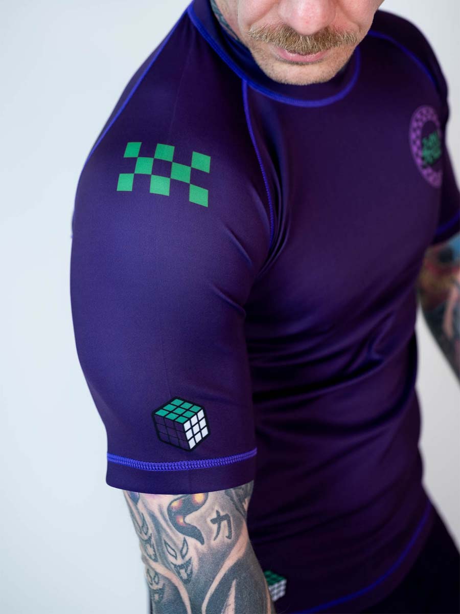The Finisher Short Sleeve Rash Guard - Villian Mode - Image 7