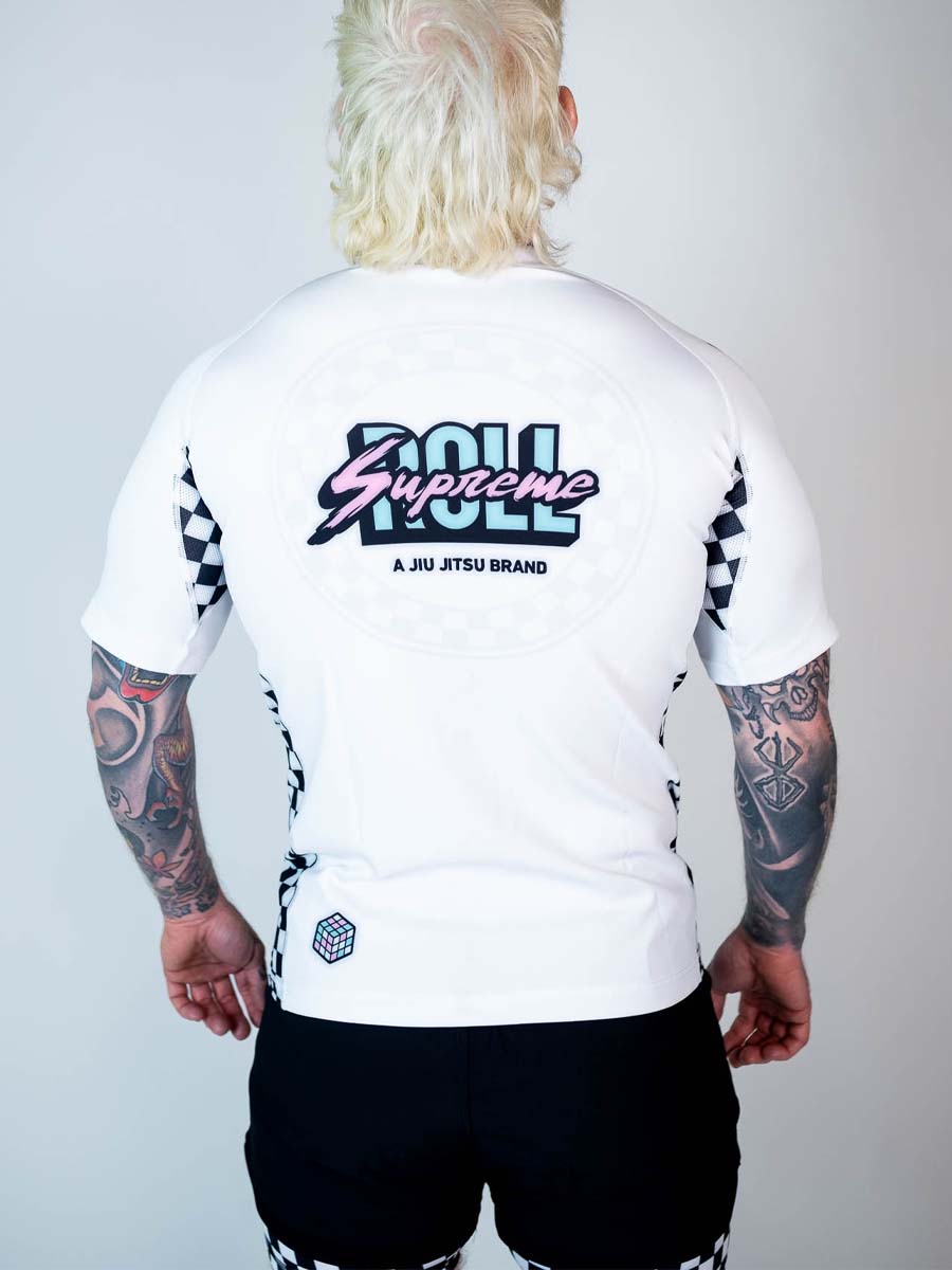 The Finisher Short Sleeve Rash Guard - Tuxedo Rage - Image 7