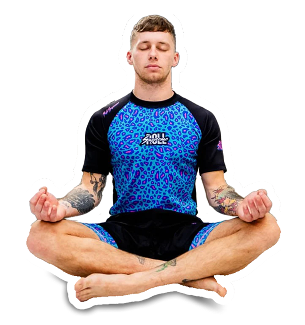 BJJ Athlete in meditation pose