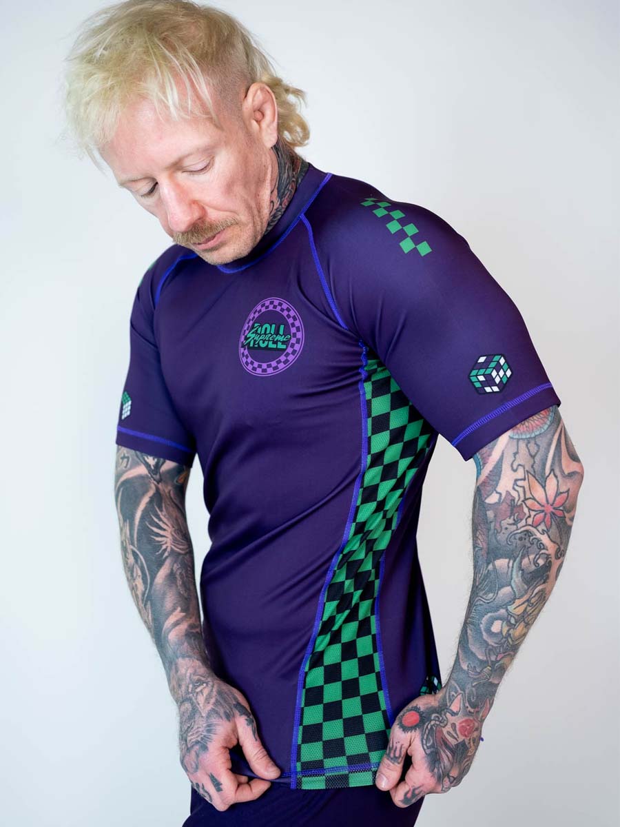 The Finisher Short Sleeve Rash Guard - Villian Mode - Image 5